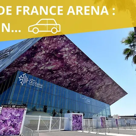 Azur ,5 Min -5 Min Arena - Clim - Parking Gratuit Privee - 4 Personnes * 모기오