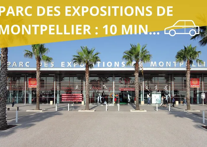 Azur ,5 Min -5 Min Arena - Clim - Parking Gratuit Privee - 4 Personnes * Mauguio